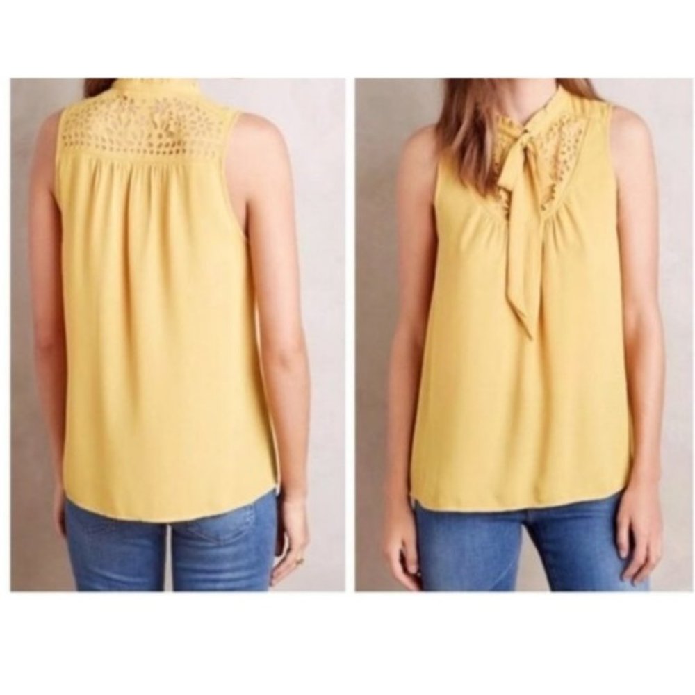 MAEVE Luca Tie Neck Blouse